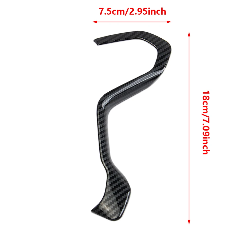 Chevy Silverado GMC/SIERRA 2014-2018용 탄소 섬유 스티어링 휠 커버 트림