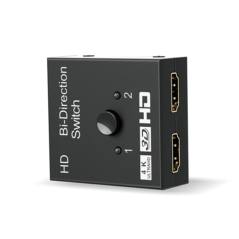 Interruttore Bidirezionale Compatibile Con Hdmi 2.0 4K 60Hz Splitter Compatibile Con Hdmi 1X2 2X1 Nuovo Convertitore Adattatore Dual 2 Porte Supporta 