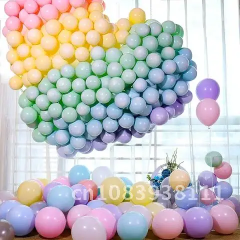 

20/30pcs Candy Balloons Macarons Latex Ballon Birthday Party Decorations Baby Shower Wedding Anniversary Golobos kids toy