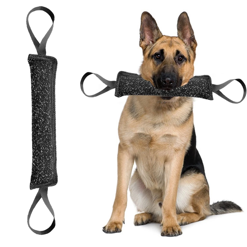 

Лидер продаж, тренировочные игрушки для животных с 2 ручками, жевательные рукава для молодой собаки