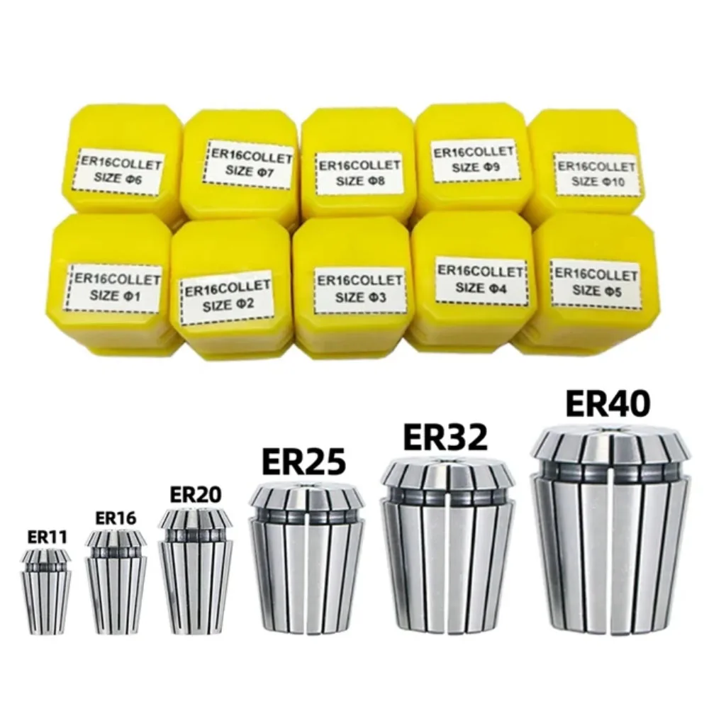 Accuracy 0.008 ER20 Spring Collet High Precision ER Collets Set AA for CNC Engraving Machine Lathe Mill Tool 6.35 1/4 3.175 1/8