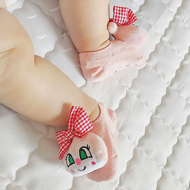 Baby socks 1 Pairs Baby Socks Toy Slipper Boys Girls Newborn Accessories Anti Slip Cartoon Kids Gift Infant Children Clothes Toddlers