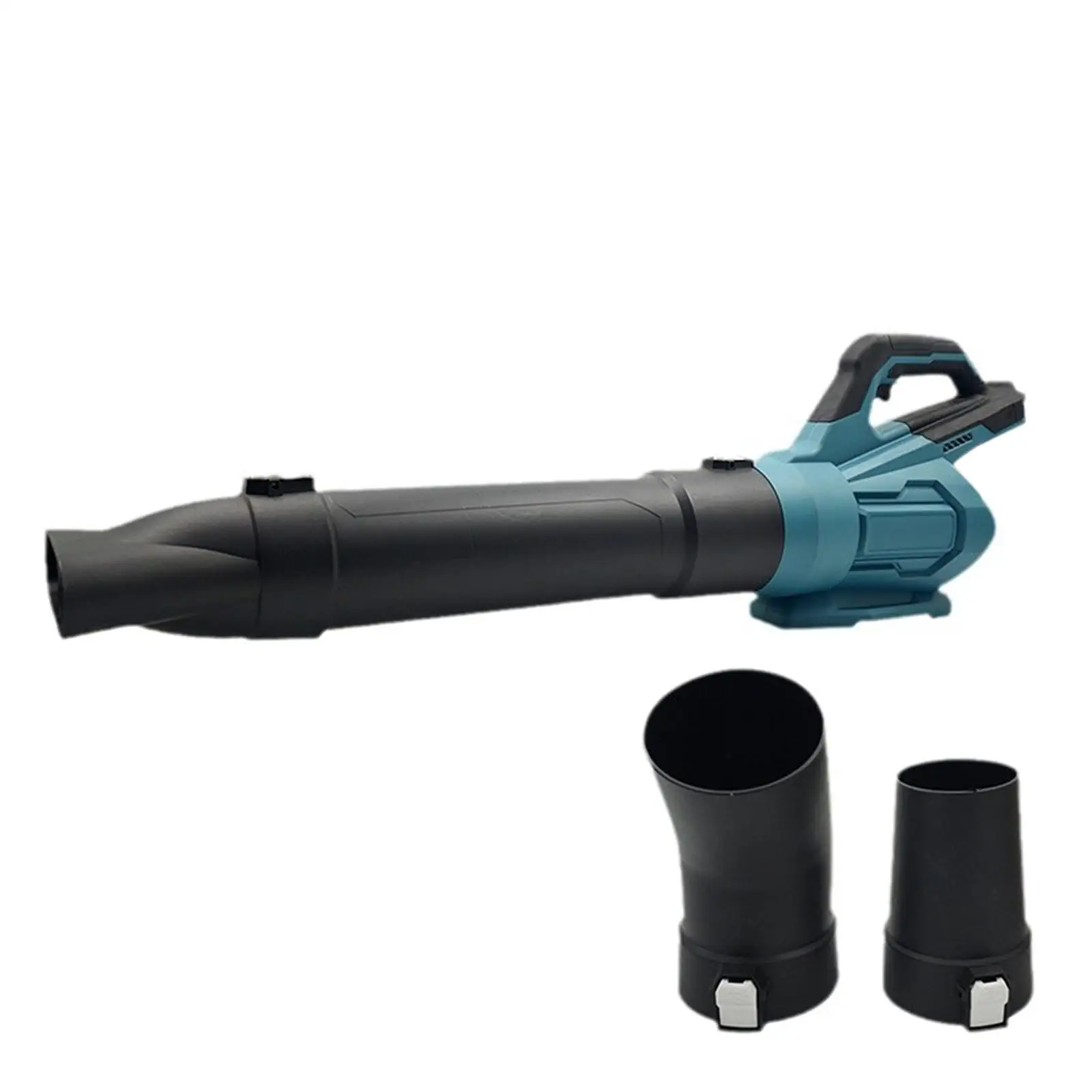 전기 손풍기, 휴대용 송풍기, 21V, 낙엽 제거용, 3개의 교체 가능한 노즐, 잔디 관리용 제설기