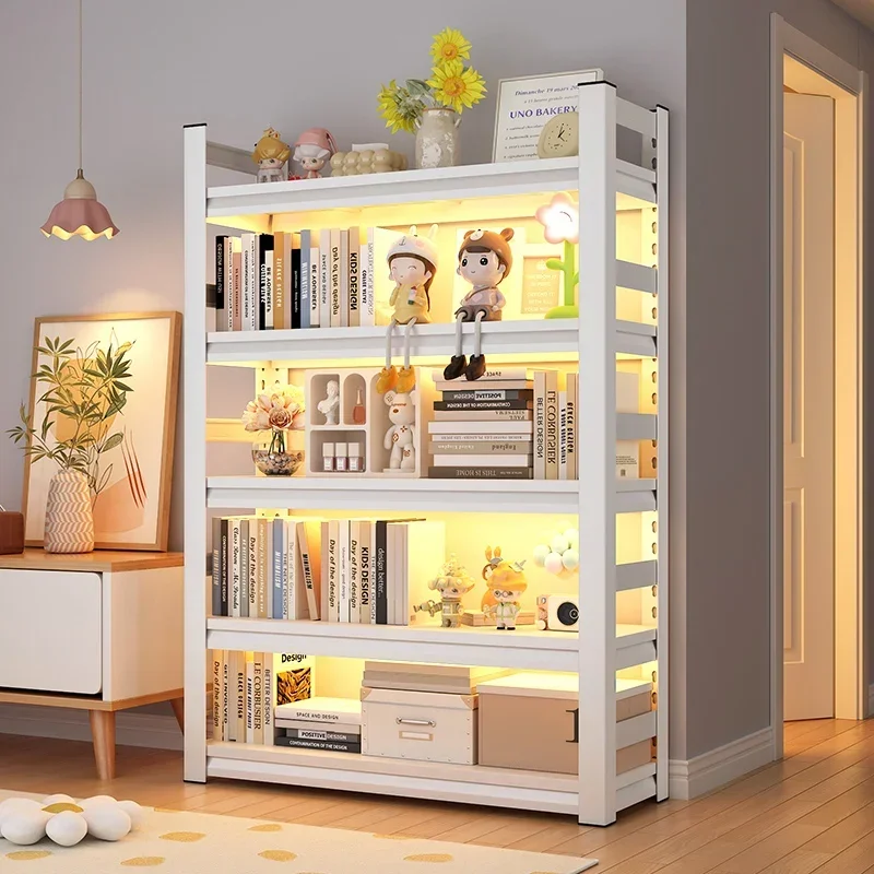 Living Room Kitchen Cabinets Floating Wall Shelf Speed Rack Shelf Storage Bookcase Shelf Iron Etagere Rangement Moden Furniture 2