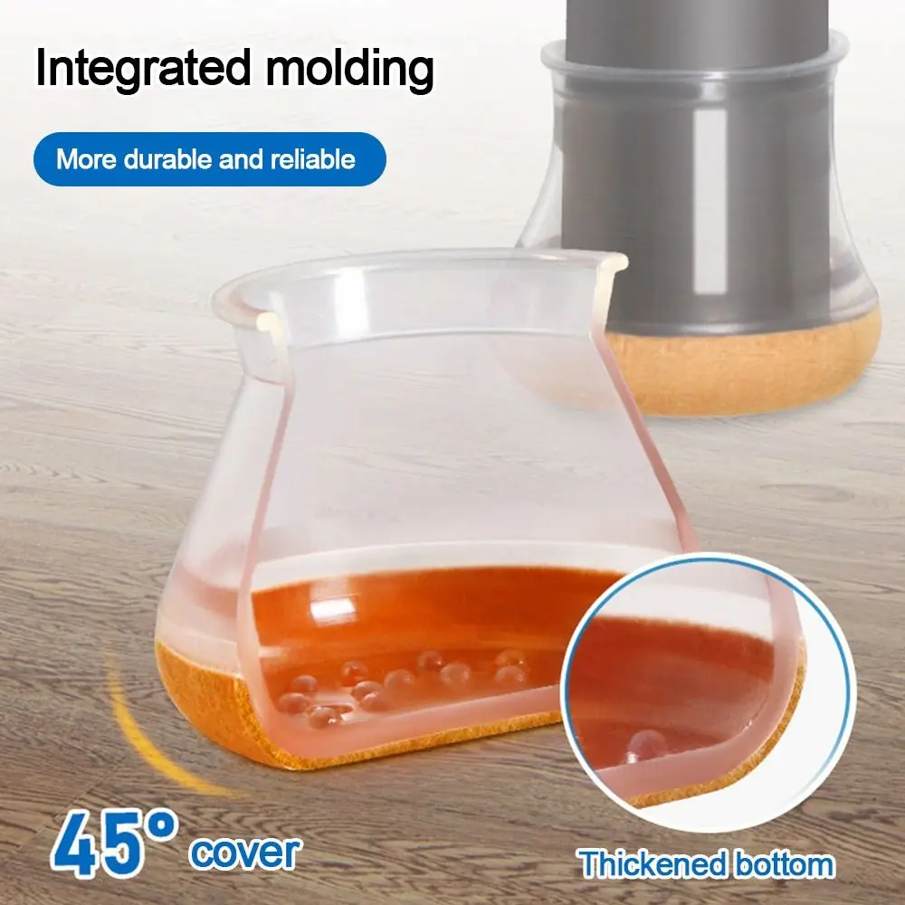 실리콘 의자 다리 커버, 미끄럼 방지 투명 테이블 발 커버, 소파 소음 감소 가구 패드, 신제품 