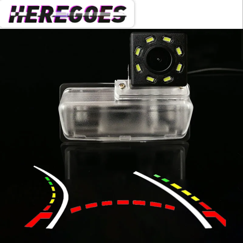 

HD Wireless Car Rear View Camera Fisheye 4 12 led dynamic Night Vision bracket waterproof For Nissan Bluebird Tiida 2015 2016