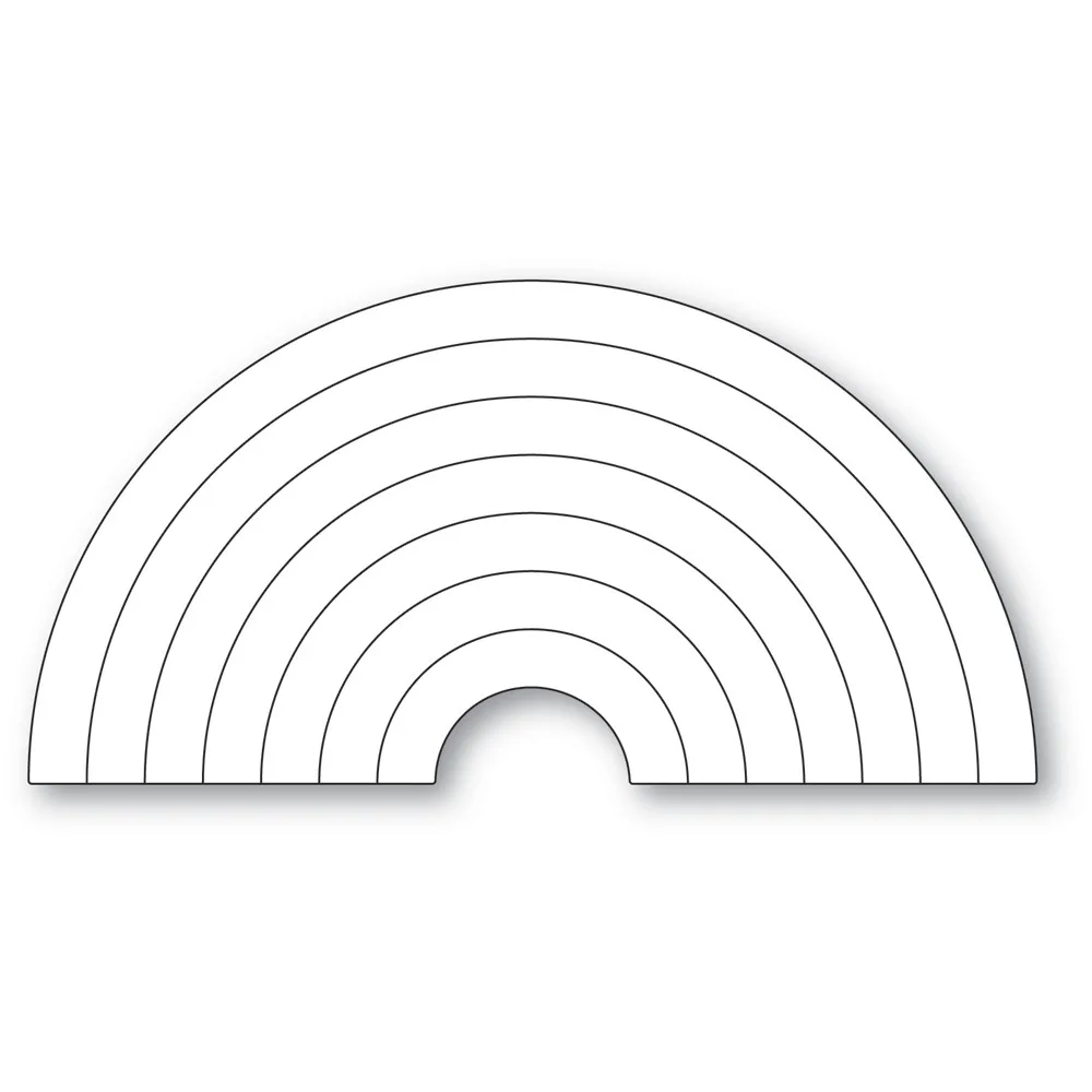 2023 Aliliarts Metal Cutting Dies Rainbow Arch Fai Da Te Scrapbooking Album Fotografico Decorativo Goffratura Papercard Artigianato Die