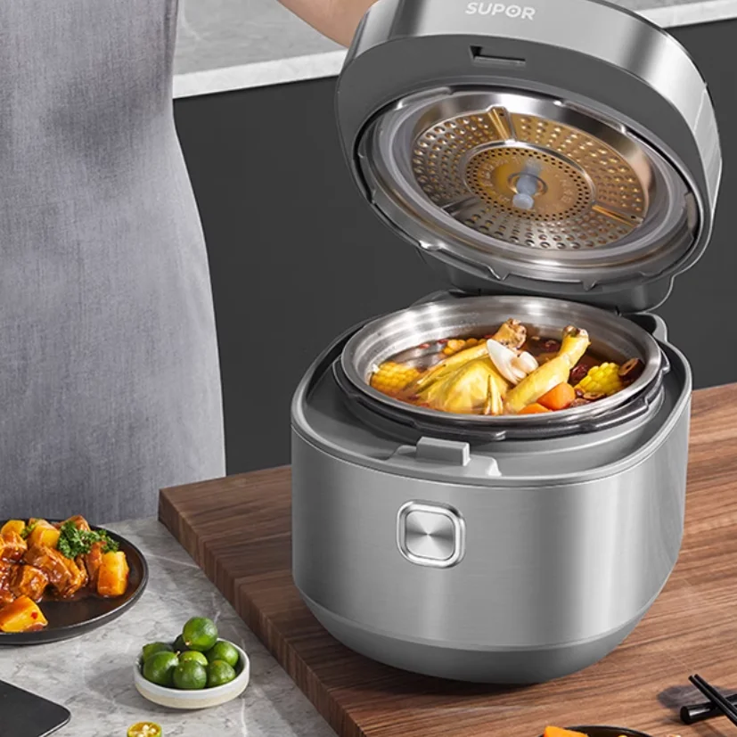Upgrade Your Cooking Game with this 5L Non-Stick Multi-Functional IH Electric Pressure Cooker 3