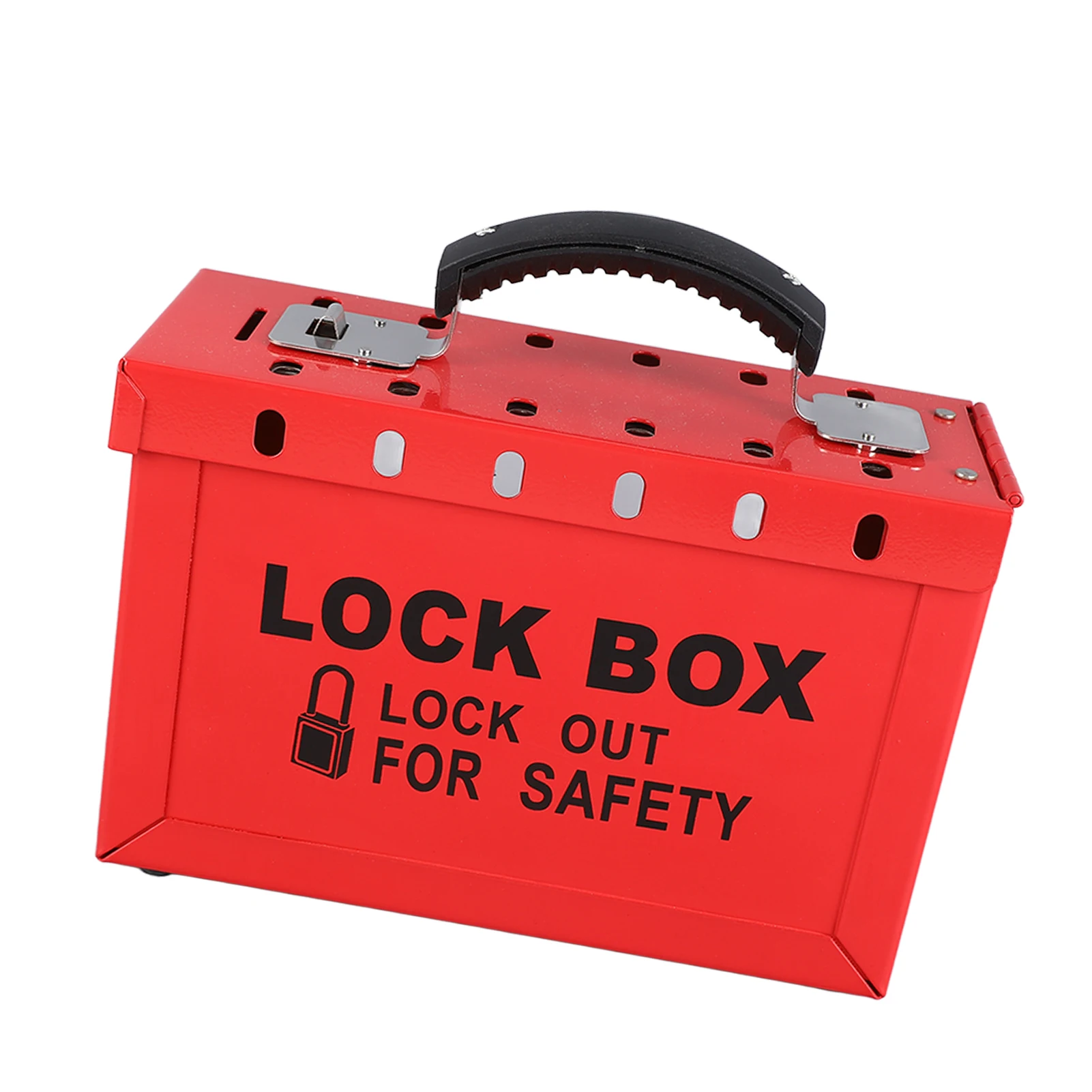 Group lock box portable transparent window safety lockout tagout box for office shopping mall home company group safety lock