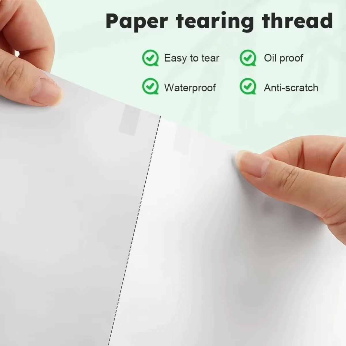 퀵드라이 A4 감열지 롤 - 휴대용, 고해상도 선명 인쇄, 라벨 메이커/사무용 프린터용, 빠른 배송