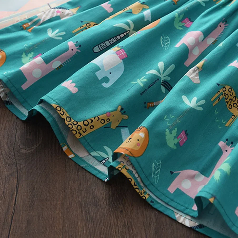 Girls Dress Princess Costume Baby Girl Sweet Summer Cartoon Cute Print Sleeveless Party Clothes