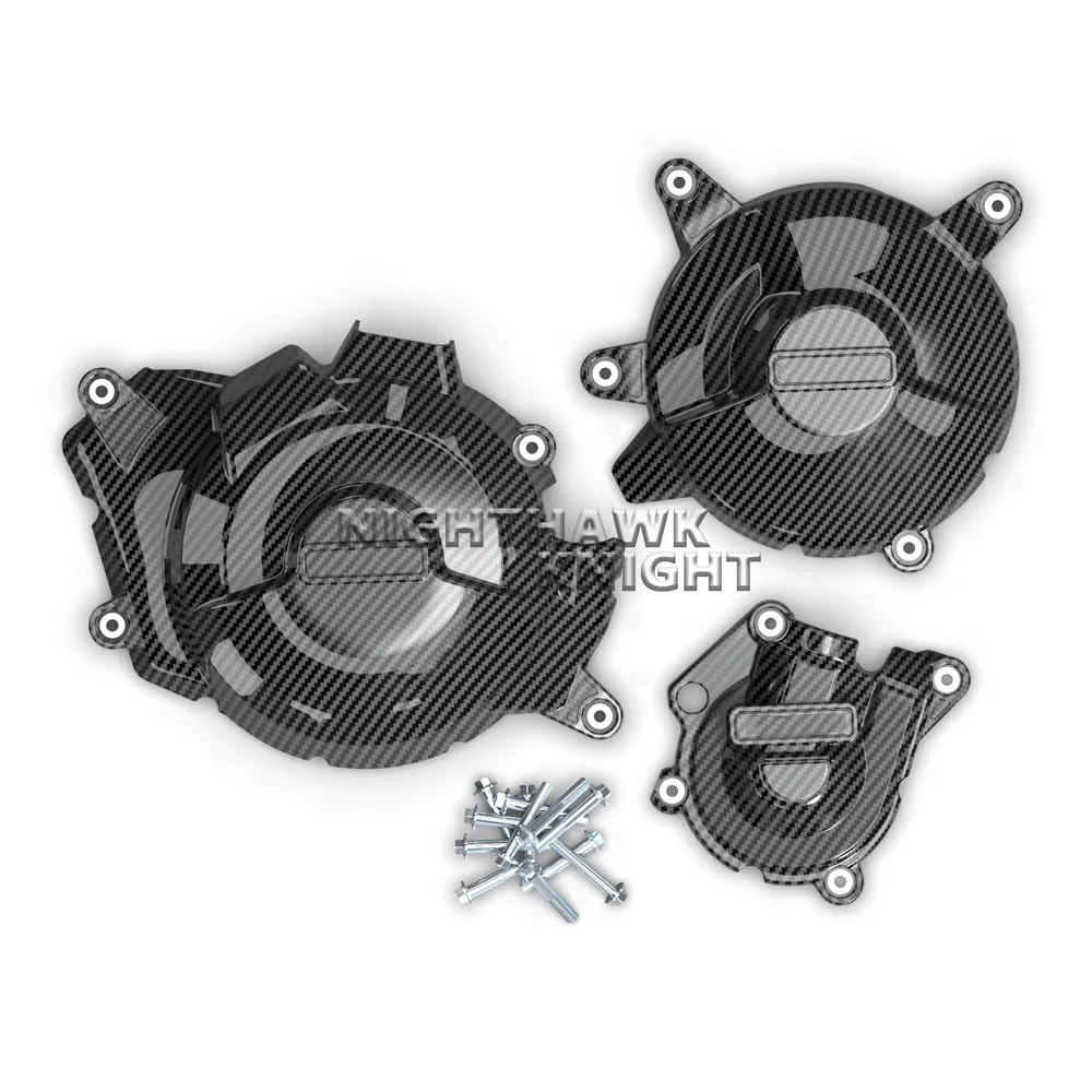 New-Motorcycle Engine Cover Set For BMW F750GS F 750 GS F 850 GS F850GS Engine Protective Cover Black&Carbon Look