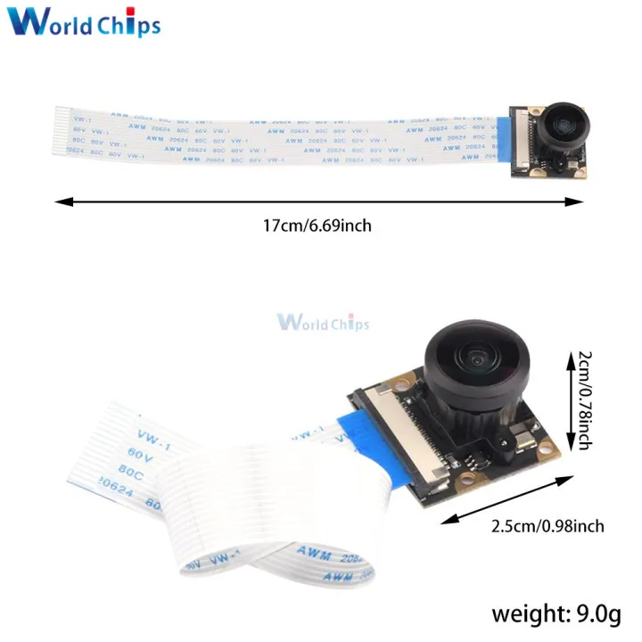 OV2640 2Megapixel Modulo Fotocamera Sensore Obiettivo Grandangolare Per ESP32 Integrazione Imagings Grandangolo Lens