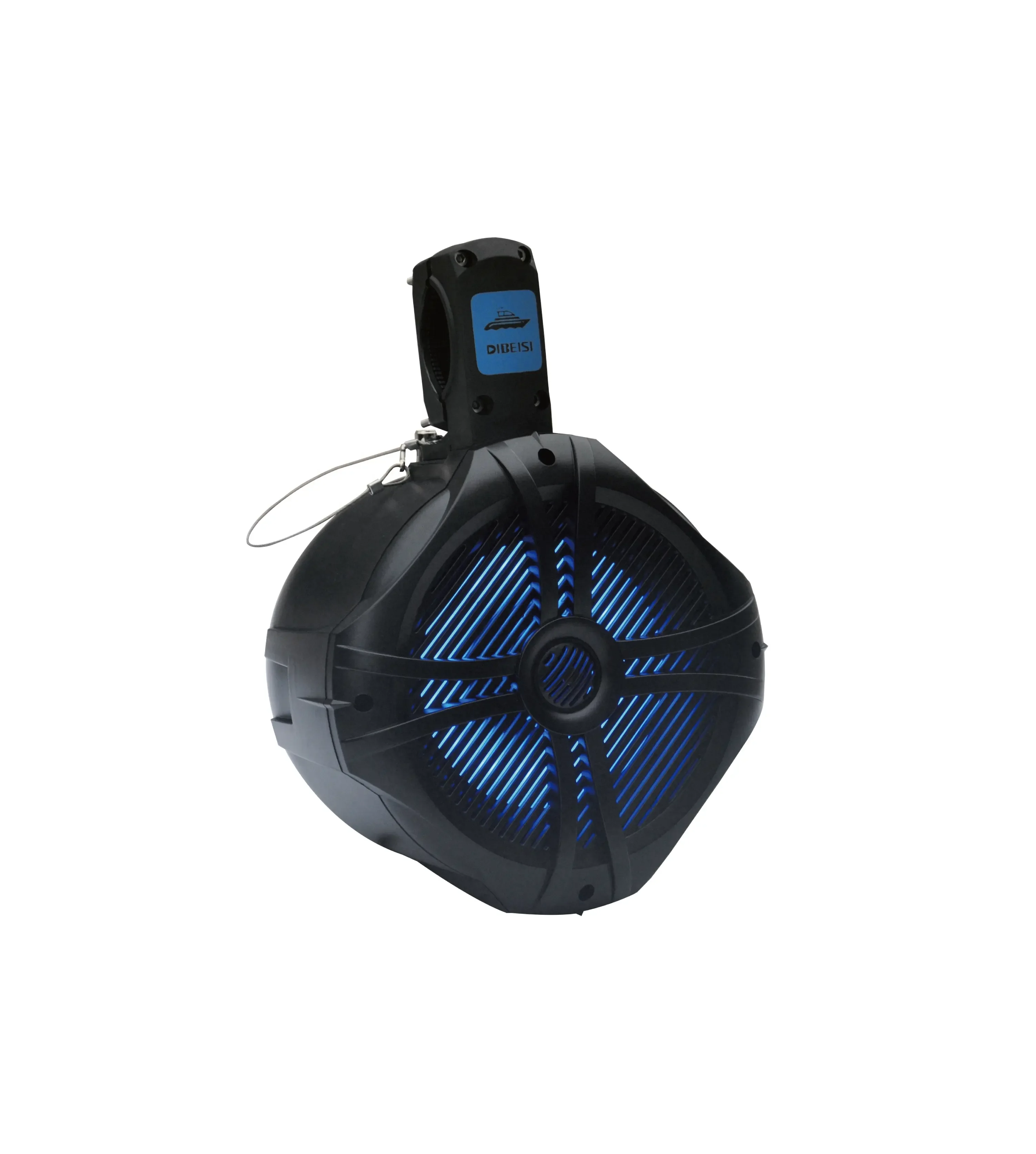 6.5 Inch Marine Tower Speaker With RGB Light Waterproof 8 Inch Boat Yacht Speaker 200W/300W