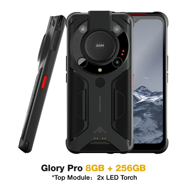 AGM Glory Qualcomm 5G Rugged Phone Global Version Android 11 NFC Rugged Smartphone 6200mAh Arctic Battery 6.53" Celular Phones 8gb ddr4 8GB RAM