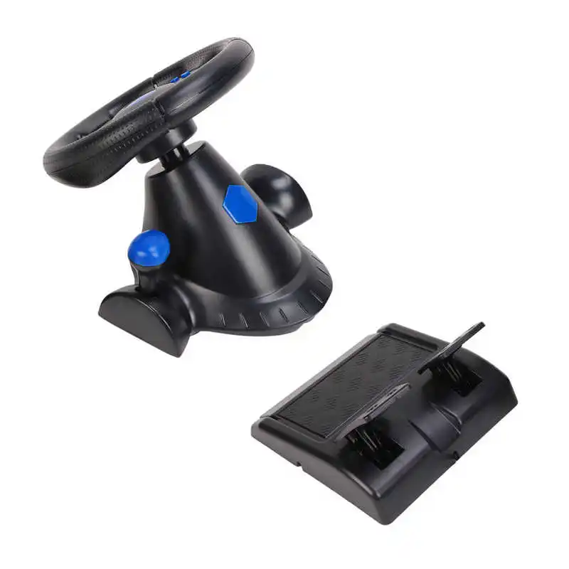 RiToEasysports Game Racing Wheels, Plug-and-Play-180-Grad-USB-PC-Lenkrad  mit Pedalen für XBOX 360 PC für PS3 für Switch