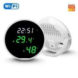 Smart WiFi Temperature & Humidity Sensor with Backlit LCD and Remote APP Control (WiFi Version)