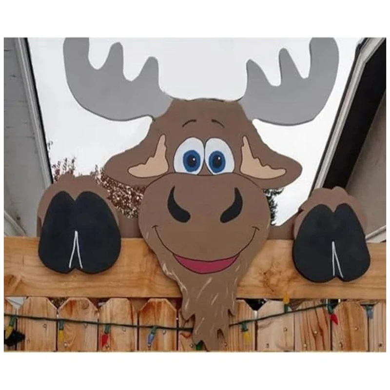 ABYP Fence Peep Yard Art Decoration, Outdoor Fence Decoration, Yard Art, Outdoor Art, Decoration