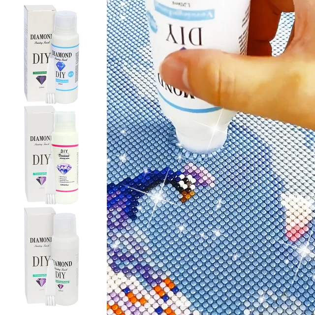 120ML Diamond Painting Sealer 5D Diamond Painting Art Glue Permanent Hold &  Shine Effect Sealer Diamond Painting Puzzle - AliExpress