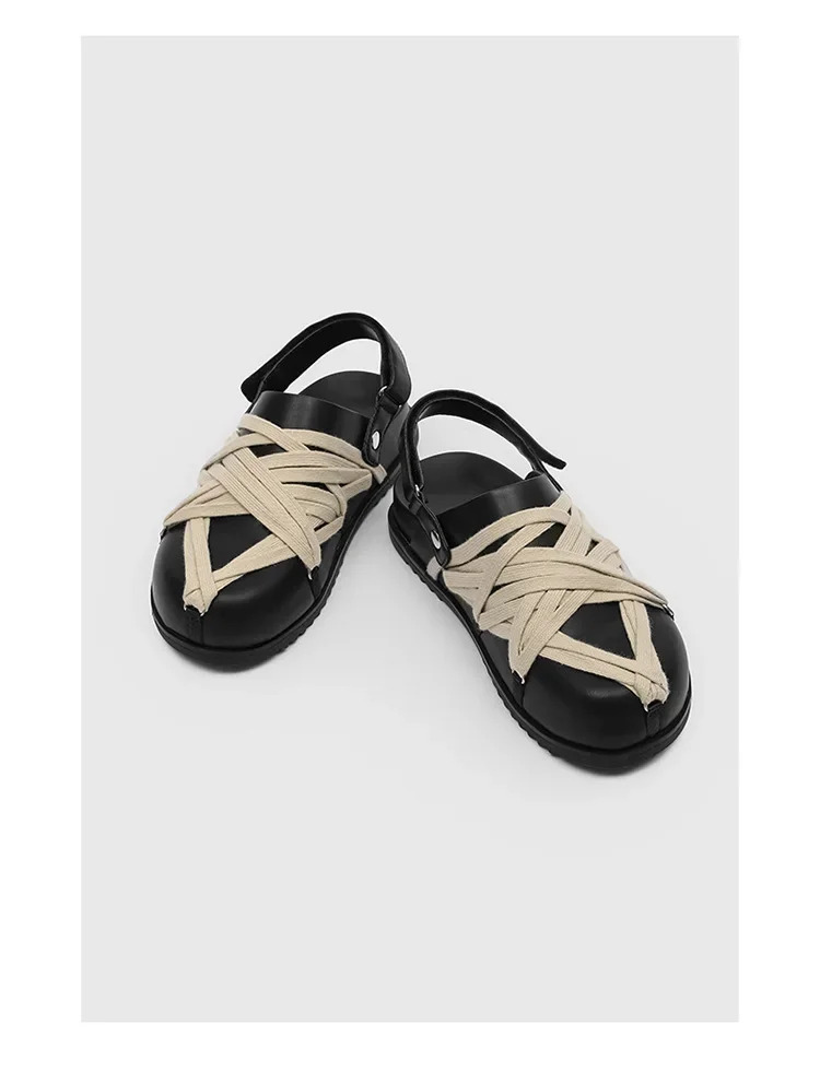 Breathable Men Summer Slip On Sandals 2026 Thick Bottom Comfortable Casual Slippers Home Rubber Upper