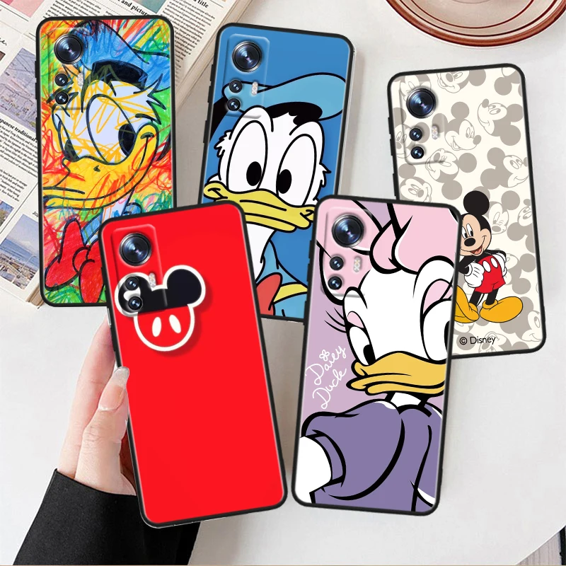 Topolino Per Xiaomi Mi 13 12T 12S 12X 11I 11X 11T Play Hypercharge Lite Ultra Pro Custodia Morbida Nera Per Telefono