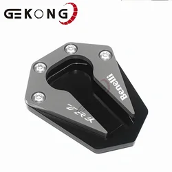 Motorcycle CNC Kickstand Side Stand Extension Pad Support Plate - Enhanced Stability (Gray - BENELLI)