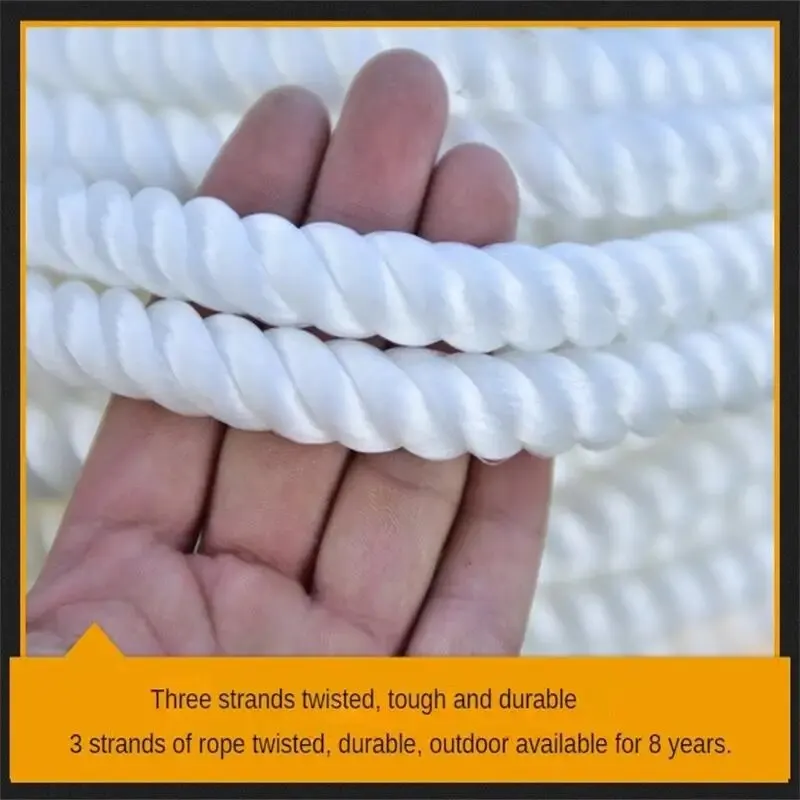 Nylon rope Nylon Rope Polyethylene Plastic Rope Rice Seedling for Marine Trucks Clothesline