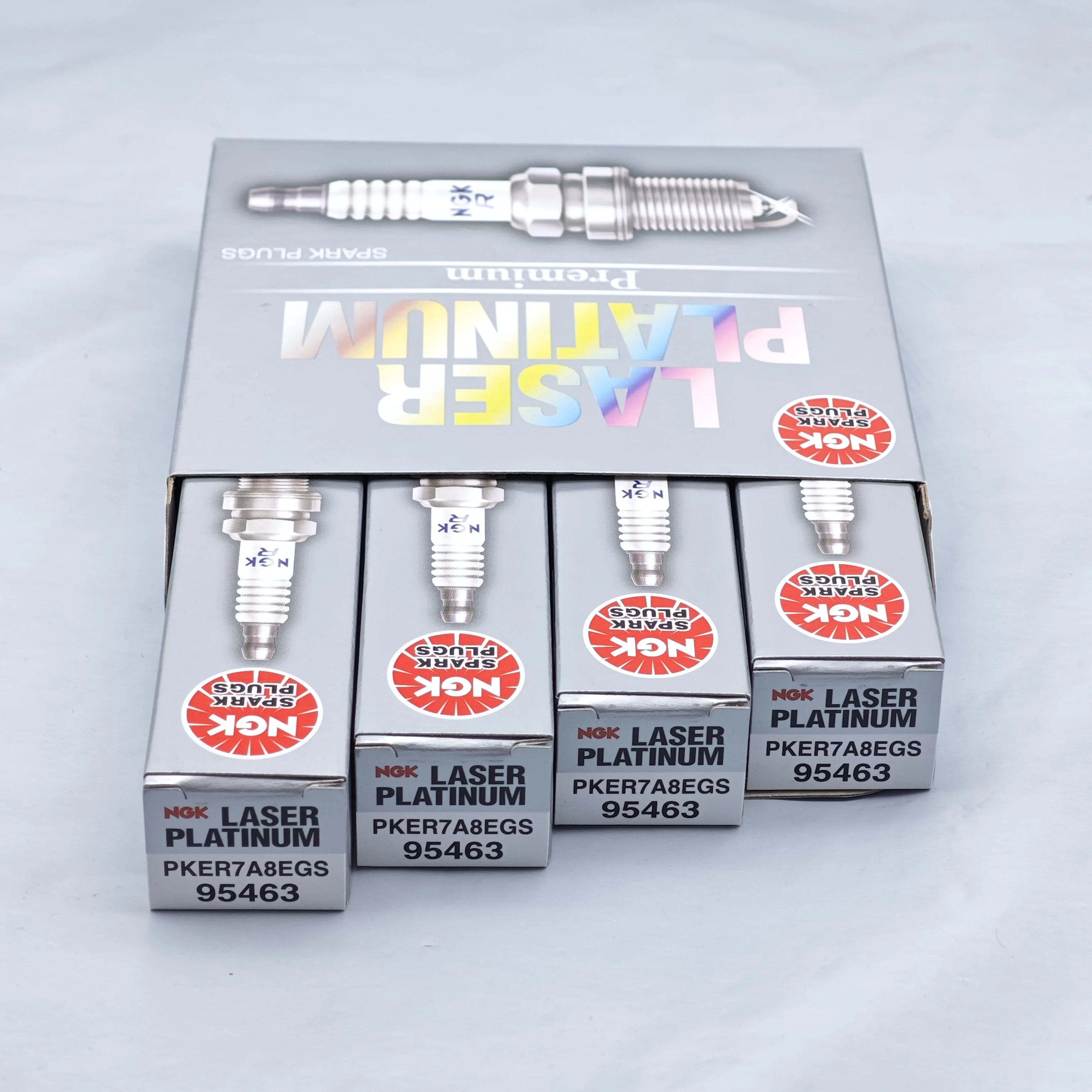 NGK Laser Iridium Spark Plug PKER7A8EGS 95463 4pcs 04E905602 Suitable For Golf 7 Octavia Swift Teng Touran