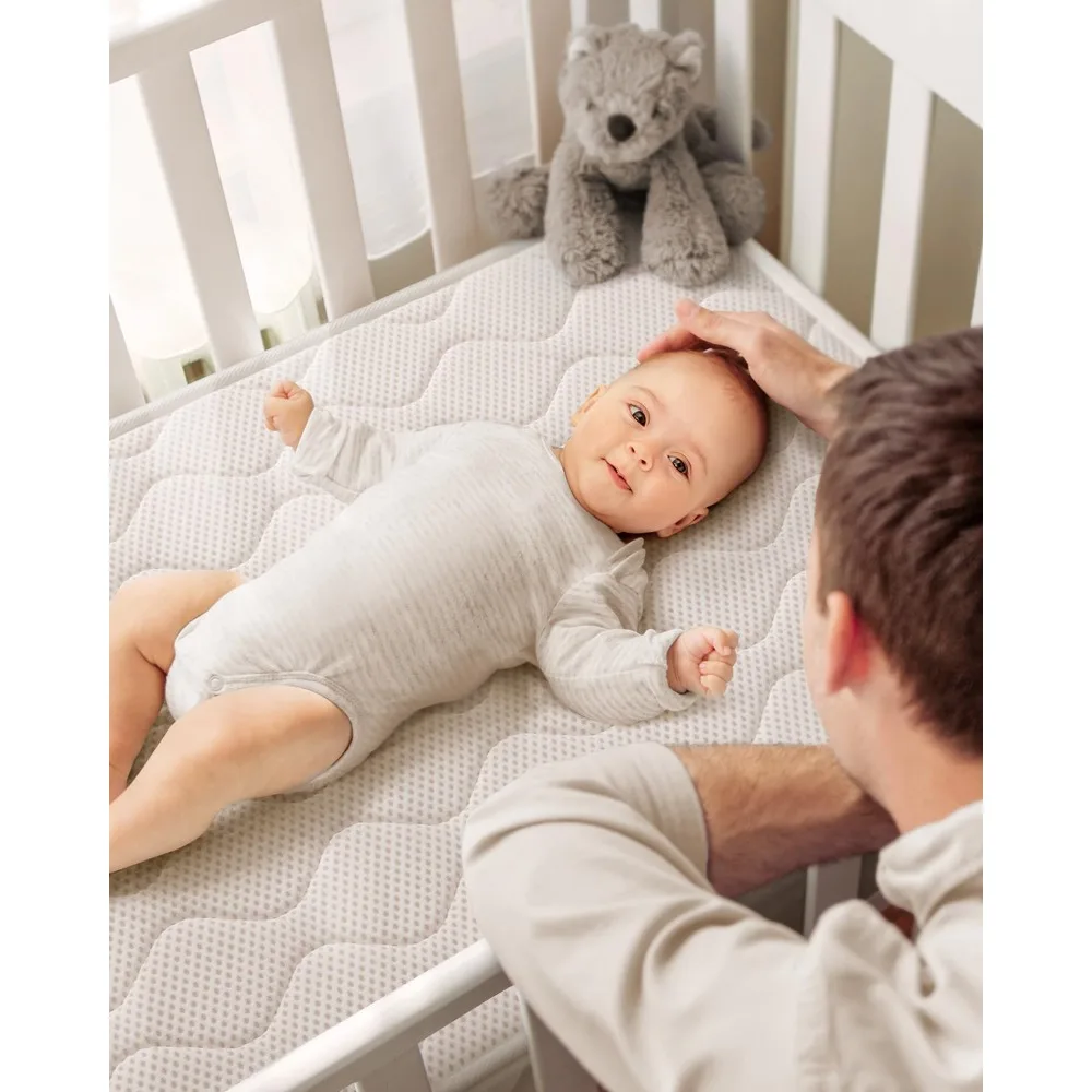 100% Breathable Crib Mattress, Certified Premium Foam Toddler Mattress for Toddler Bed with Soft Full-Zip Closure Design 2