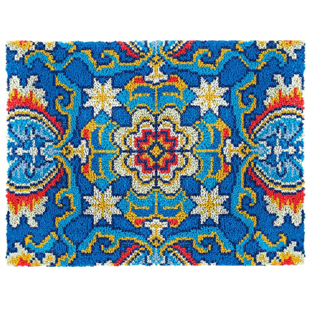 LatchhookrugkitwithprintedpatternPlasticcanvasCraftsforadultsRugmakingkits