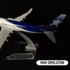 Scale 1:400 Metal Aircraft Replica 15cm Chile LAN B737 Boeing Airbus Airplane Diecast Model Kids Room Decor Gift Toys for Boy 4