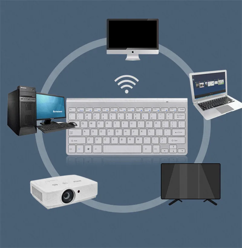 충전식 무선 키보드 및 마우스 키트, 2.4GHz 미니 세트 콤보, DIY 데스크탑 충전식, 아이패드 PC 휴대폰 태블릿 노트북용