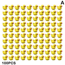 Mini Yellow Duck Ornament Miniature Figures,Tiny Duck,Resin,Handicraft,Micro Landscape, Home Decoration,50/100 Pcs,
