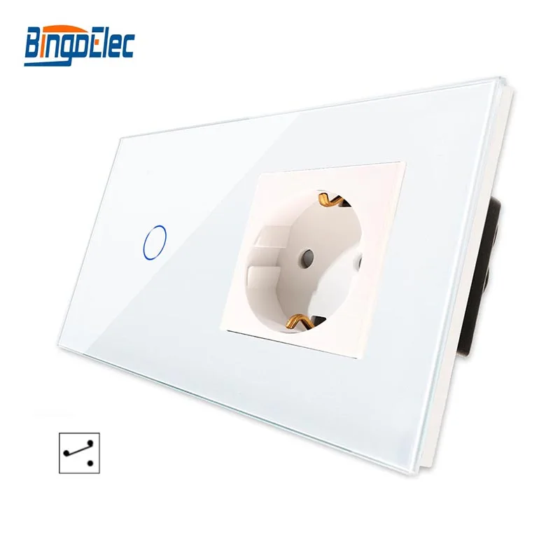 Interrupteur Tactile Mural Touch Switch VL-C701-11 Livolo - Blanc