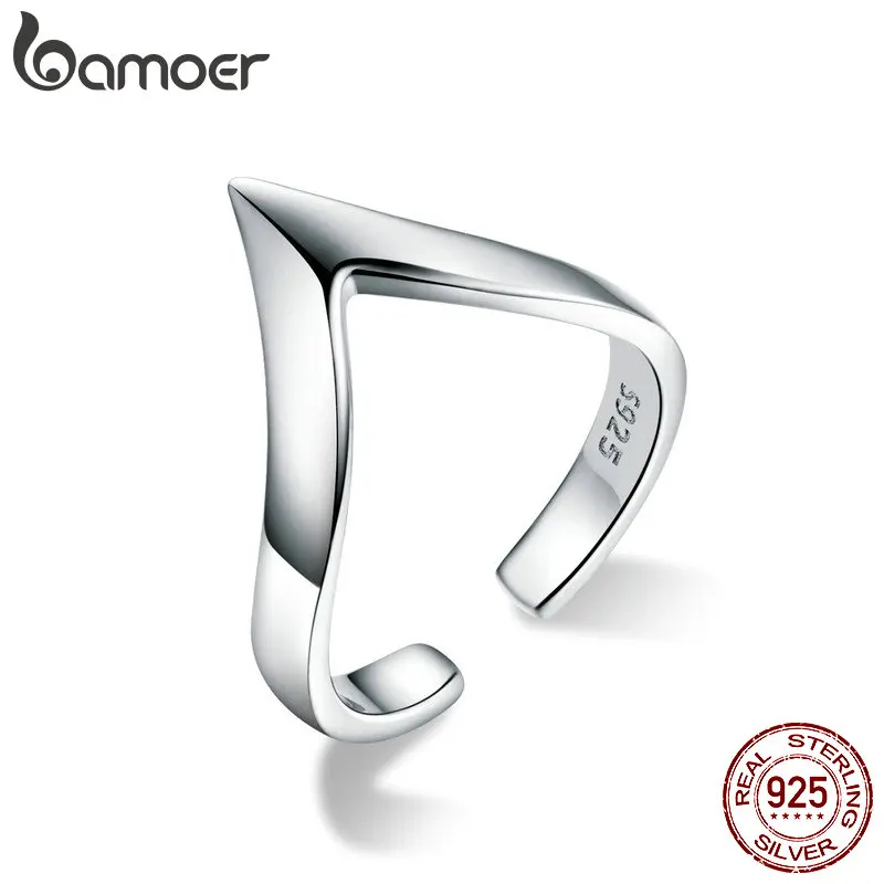 925 Sterling Silver Wave Geometric Love Adjustable Finger Rings for Women Wedding Engagement Jewelry, silver ring,wedding rings,finger rings,jewelry rings,ring jewelry