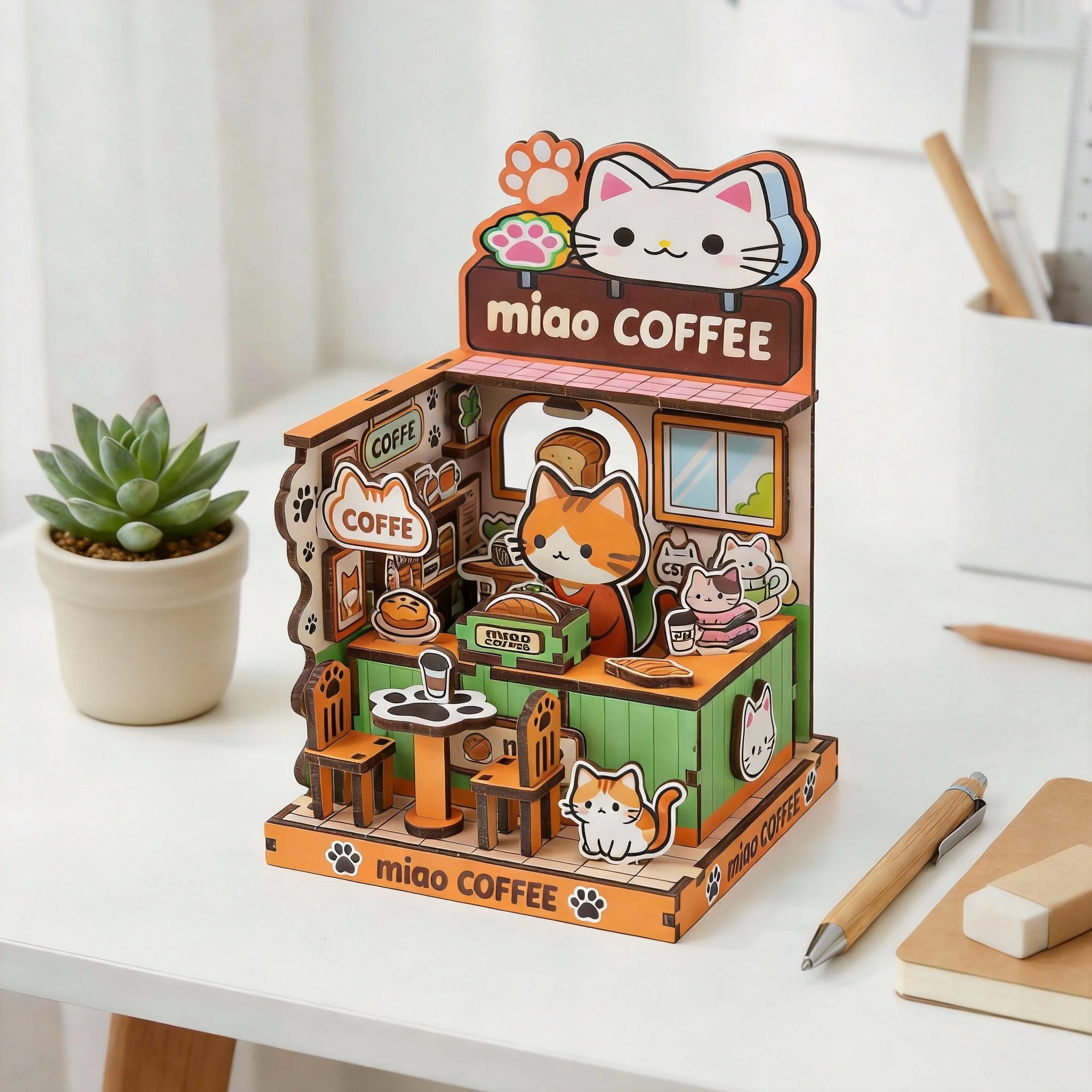 어린이 인형 집 DIY 미니어처 나무 인형 집 미니 모델 조립 퍼즐 3D 나무 공예 가족 장식 장난감