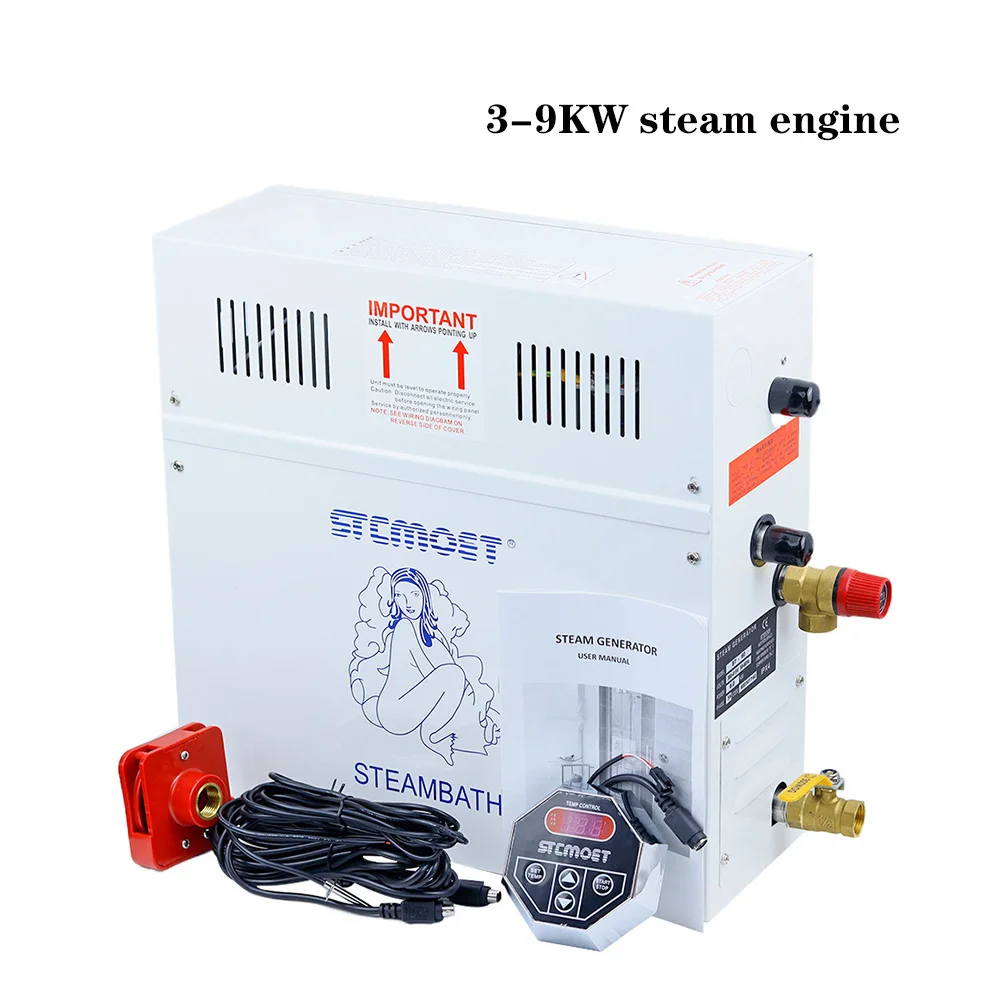 Steam Generator 220V/380V Home Steam Maker Machine Sauna Bath SPA Shower Digital Controller Mist Making Machine portable steam sauna