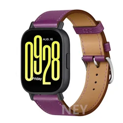 Premium Leather Watch Strap - Universal 20mm/22mm Bracelet Replacement for 22mm watch band (20 Purple Lotus)