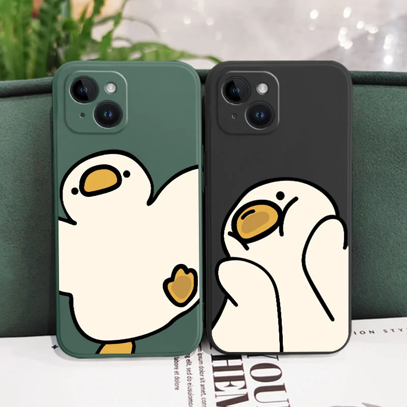 Charming Duck Silicone Phone Case Cover