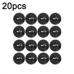 Silicone Shock Absorbing Car Door Pads - Silent Anti - Collision Buffer Stickers (20pcs with logo)