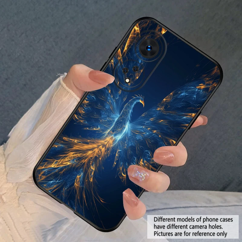 Cartoon Phoenix Silicone Soft Phone Case