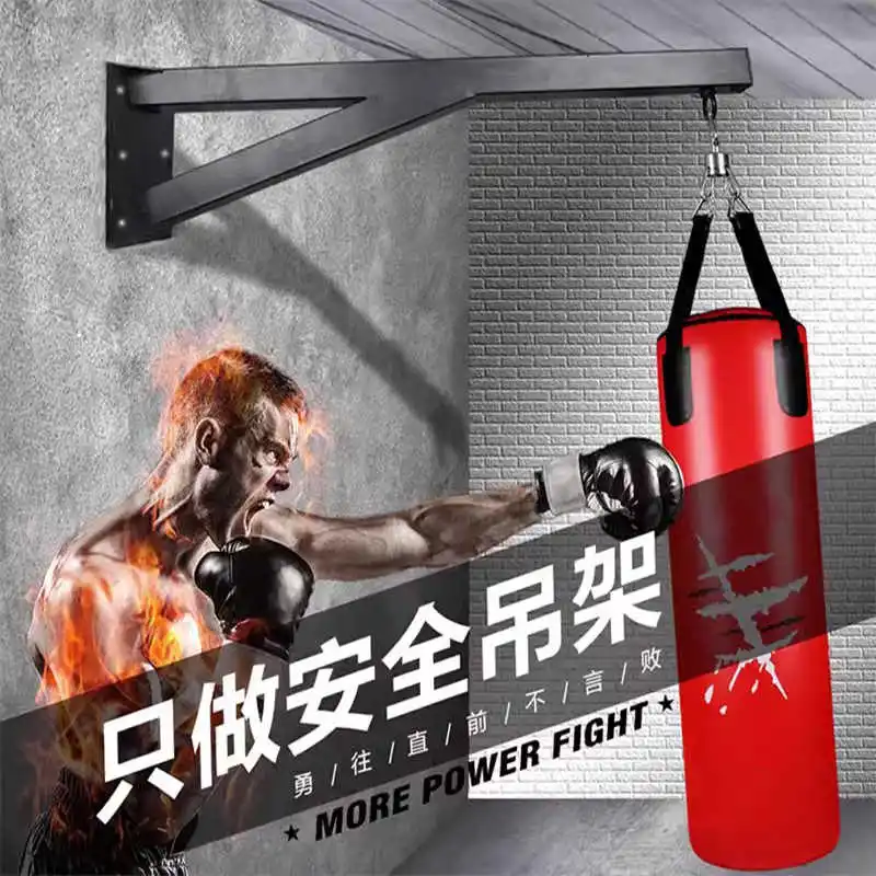 Boxing Sandbag Rack 30/60/70/80cm Boxing Sandbag Bracket Household Wall Fixed Hanging Ring
