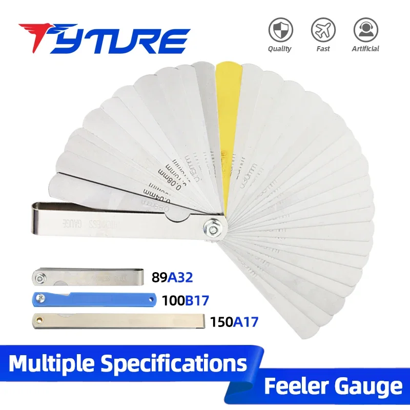Feeler Gauge Metric Thickness Gauge Set for Measurement Sheet Blades Valves Foliage of Spark Plug Gap feeler gauge