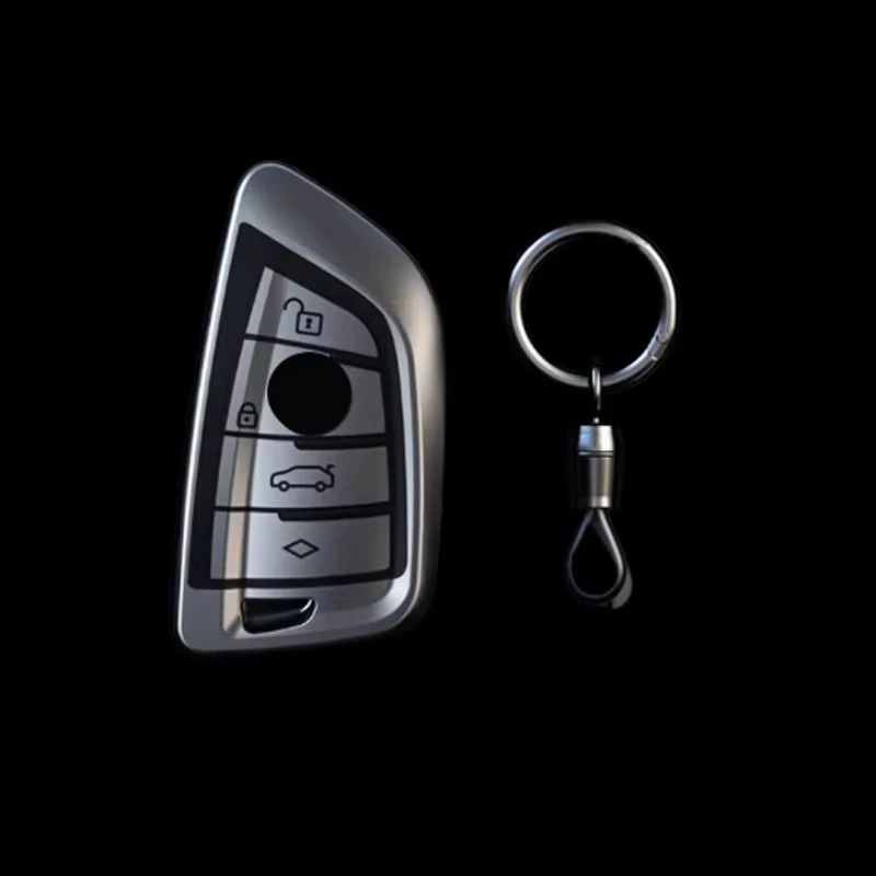 Housse De Clé De Voiture Pour BMW X1 X2 X3 X5 X6 Série 2 5 6 7 3 4 Buttons Smart Key Protector Holder Fashionable And Beautiful Women S Key Fob P 38801827