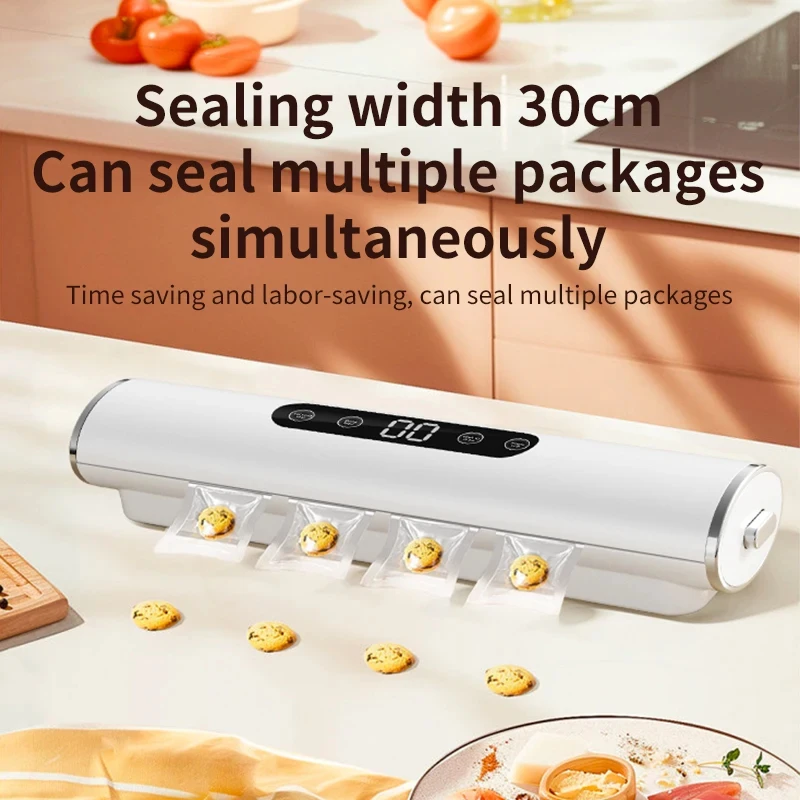 Professional Vacuum Sealer for Food Vacuumor for Products Kitchen Sealing Machine Cuisine Packaging Plastic Bag Sealant 3