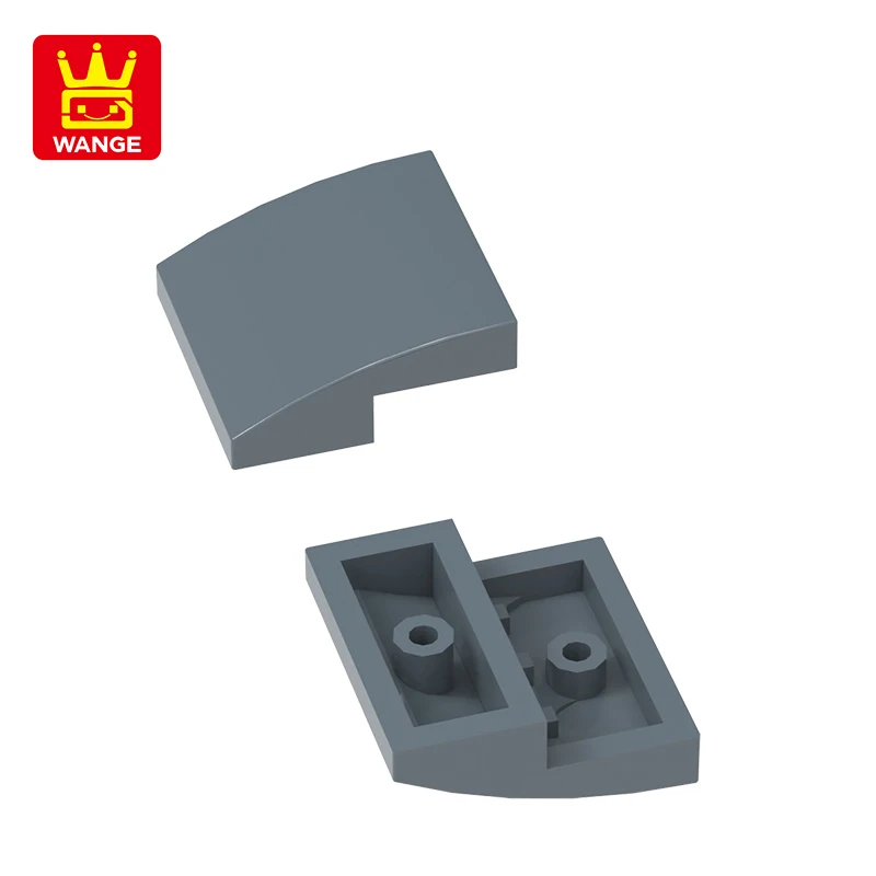 WANGE 15068 100g/173PCS 슬로프 곡선 2x2 블록 Moc 컬러 액세서리 벽돌과 호환 DIY 어린이 장난감 motorcyce