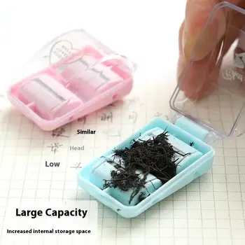 1 Pezzo Mini Aspirapolvere da Scrivania Portatile per Gomme da Cancellare, Raccoglitore di Briciole, Regalo per Studenti