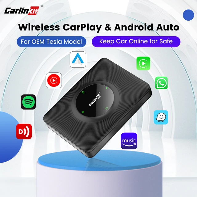  Tesla Carplay, Wireless Carplay Android Auto Adapter