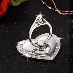 Anello supporto per telefono a forma di cuore