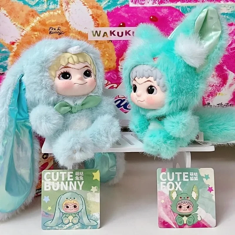 Wakuku V2 Fox and Bunny Trick Or Treat Series Plush Vinyl Blind